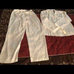 White Pajamas 2 Piece